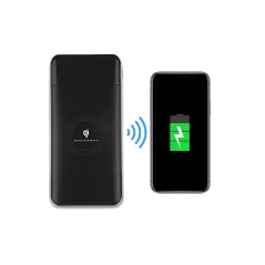Kablosuz Şarj Cihazı - 10.000 mAh siyah