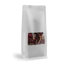 Beyaz Kraft Pencereli Flat Bottom 11x28x8 cm