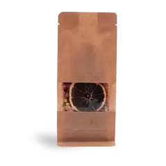 Kraft Pencereli Flat Bottom 11x28x8 cm