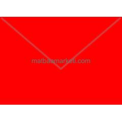 Kırmızı Davetiye Zarfı 13x18 Cm 120 Gr