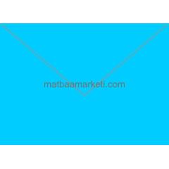 Mavi Davetiye Zarfı 13x18 Cm 120 Gr