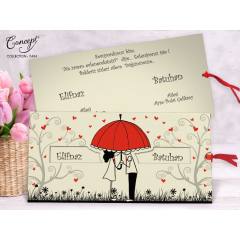 Karikatürize düğün kartı - Concept 5484