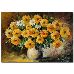 Papatya Yağlıboya Kanvas Tablo