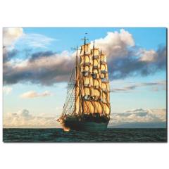 Korsan Gemisi Temalı Kanvas Tablo