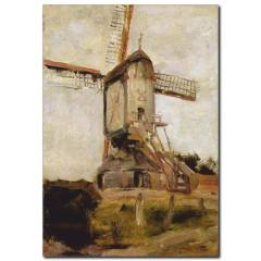 Yel değirmeni Temalı Kanvas Tablo