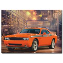 Renkli Klasik Araba Tablosu CC1021