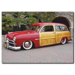 Sarı Kırmızı Araba Kanvas Tablo CC1033