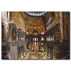 Ayasofya Cami İç Görünüm Kanvas Tablo
