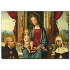 Sanatsal Dini Temalı Kanvas Tablo