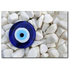 Nazar Boncuklu Duvar Tablosu