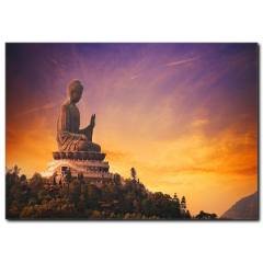 Buddha Manzaralı Tablo