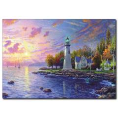 Deniz Manzaralı Yağlı Boya Tablo