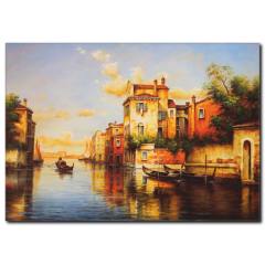 Sandal Keyfi Yağlı Boya Kanvas Tablo