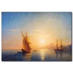 Güzel Deniz Manzaralı Yağlı Boya Tablo