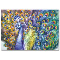 Yağlı Boya Tavus Kuşu Tablo