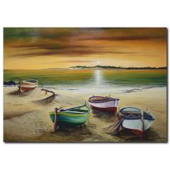 Sandallar Yağlı Boya Tablo