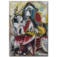 Silahşör ve Aşk Tanrısı Kanvas Tablo