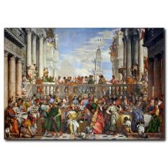 Cana'da Düğün Ziyafeti Kanvas Tablo