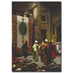 Halı Tüccarı Kanvas Tablo