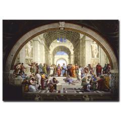 The School of Athens Kanvas Tablo