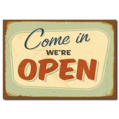 İçeri Gir Açığız Kanvas Tablo