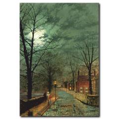 Sonbahar Manzaralı Yağlıboya Tablo