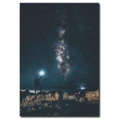 Kuzey Işıkları Kanvas Tablo