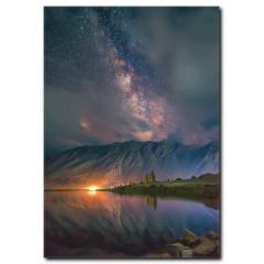 Kuzey Işıkları Kanvas Tablo