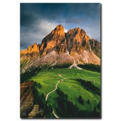 Vadi ve Dağ Kanvas Tablo