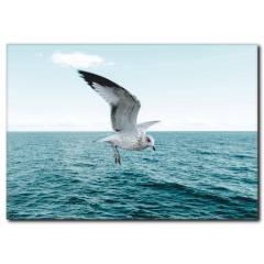 Deniz ve Martı Kanvas Tablo