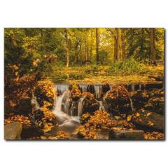 Sonbahar Manzarası Kanvas Tablo