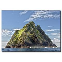 Okyanusta Ada Kanvas Tablo