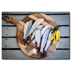 Balık Çeşitleri Temalı Kanvas Tablo