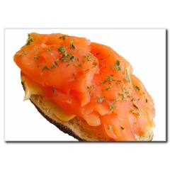 Somon Balığı Temalı Kanvas Tablo