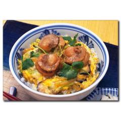 Midye Tabağı Temalı Uzakdoğu Lezzeti Kanvas Tablo