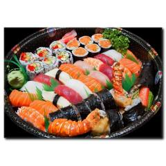 Sushi Karnavalı Temalı Kanvas Tablo