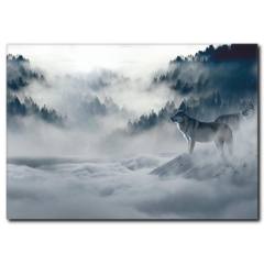 Yüksek Tepelerdeki Kurtlar Kanvas Tablo MN-1101