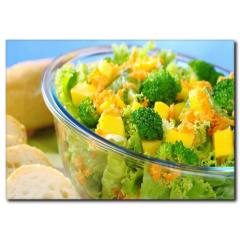 Dört Mevsim Salata Temalı Kanvas Tablo