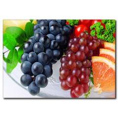 Renkli Üzümler Temalı Kanvas Tablo