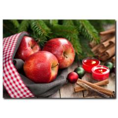 Kırmızı Elmalar Temalı Kanvas Tablo
