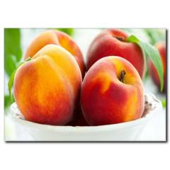 Şeftali Temalı Kanvas Tablo