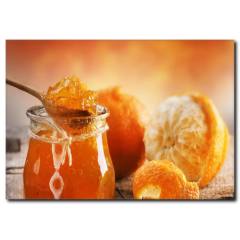 Portakal Reçeli Temalı Kanvas Tablo