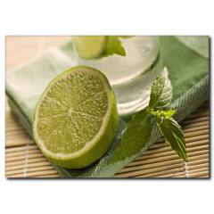 Nane Limon Uyumu Temalı Kanvas Tablo