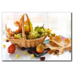 Üzüm Sepeti Temalı Kanvas Tablo