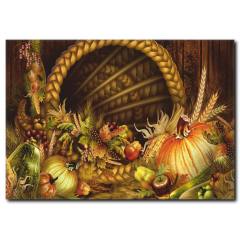 Sebze Temalı Özel Kanvas Tablo