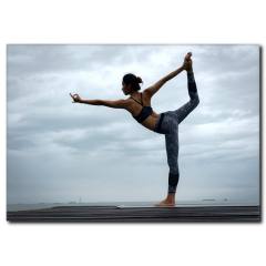 Doğada Yoga Temalı Relaxing Kanvas Tablo