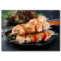 Tavuk Şiş Kanvas Tablo