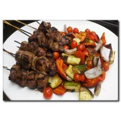 Kebap Detaylı Kanvas Tablo