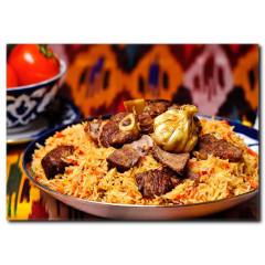Yöresel Yemekler Temalı Kanvas Tablo