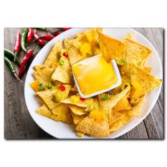 Atıştırmalık Yiyecekler Kanvas Tablo